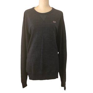 CHAMPION Sweatshirt Men’s Size XXL Blue Crewneck Plus Long Sleeve Athleisure